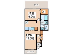 ウェストリヴァー和泉鳥取の物件間取画像